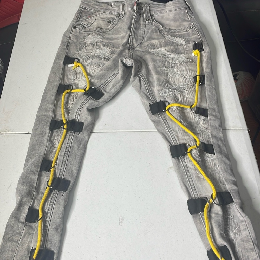 Men grey jeans